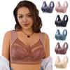 European & American Seamless Plus Size Vest-Style Back Bra for Women