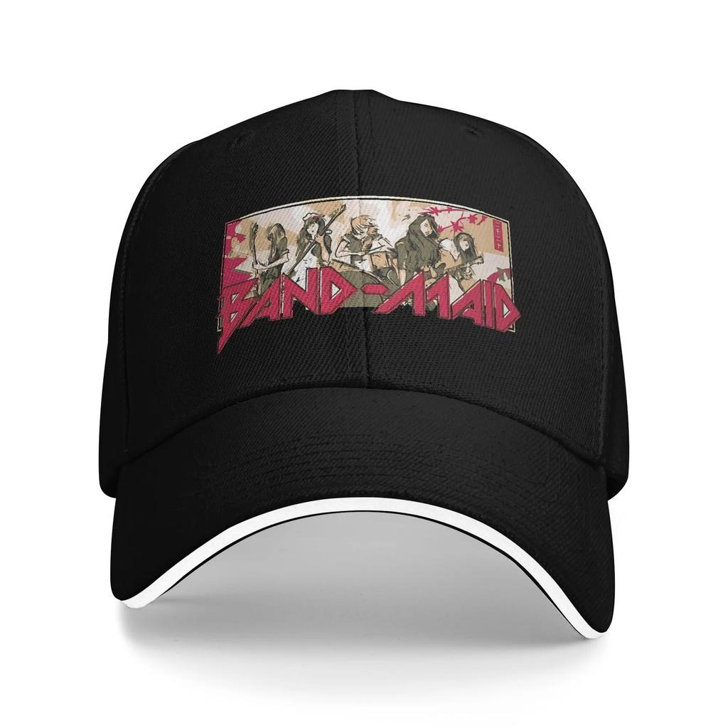 Band Maid Rock Music Baseball Cap Casual Sandwich Caps Unisex Women Breathable Hats Cap Sport