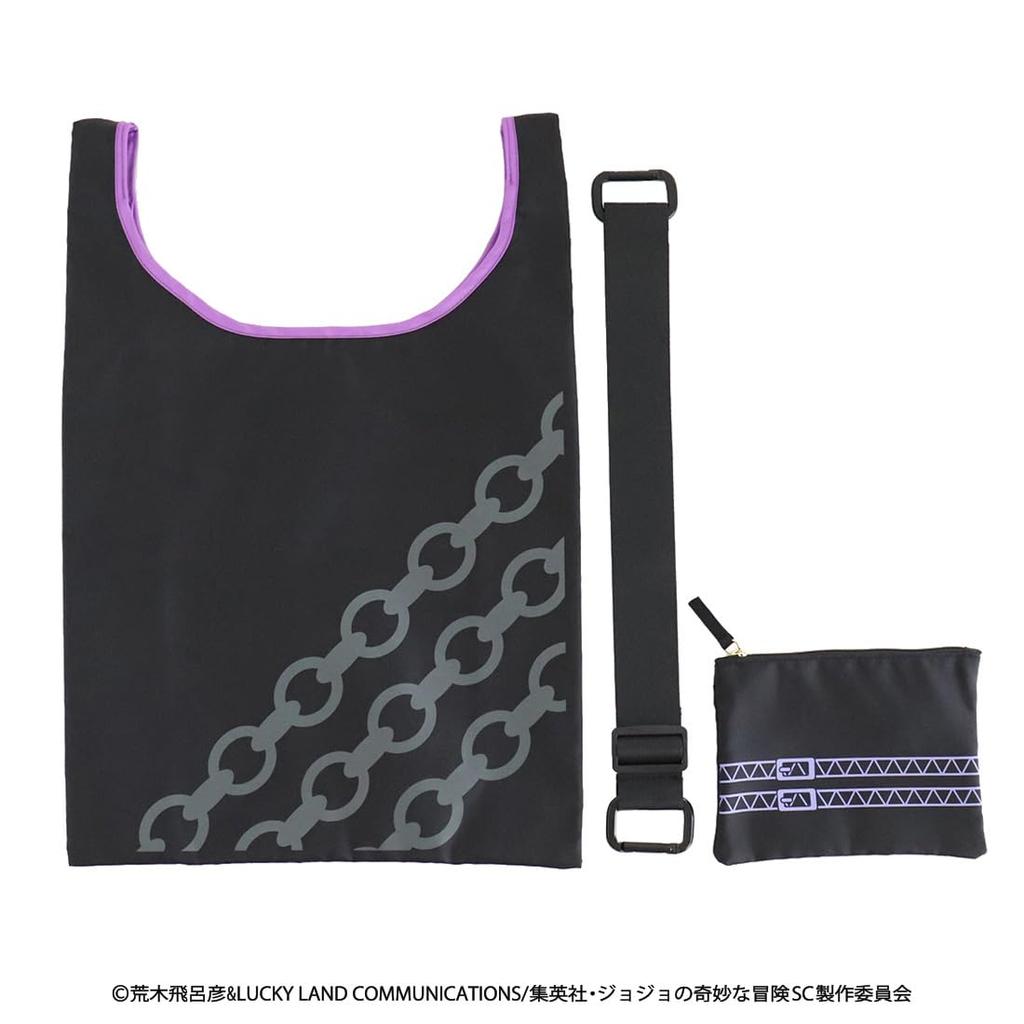 Bizarre Adventure Stardust Eco Bag Jotaro 32 X 31 X 11 Cm 12 X 16 [Blooming] [JoJo's Crusaders] Bag/My Kujo/DIO (Black) [Bag Approx. Case Cm]