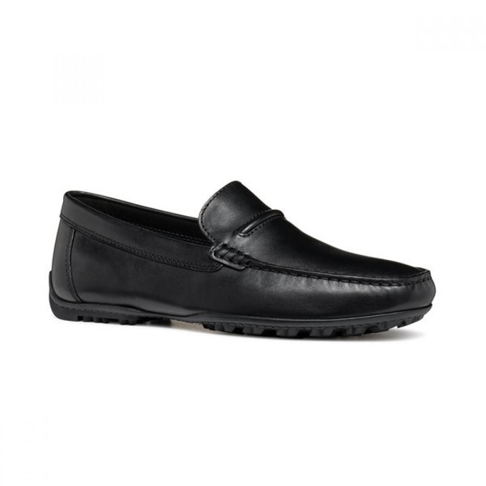 Geox Men S Comfort moccaSin Loafer Black 9gxe5a4f1m