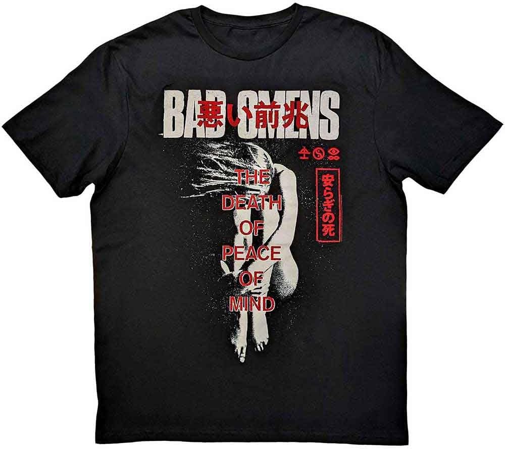 Bad Omens T Shirt Take Me Band Logo Official Unisex Black S разноцветный
