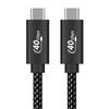 USB C To USB C PD100W Charging Cable for Laptop Cellphone Hard Disk Thunderbolt4 8K@60hz Display USB4 Extension Cable