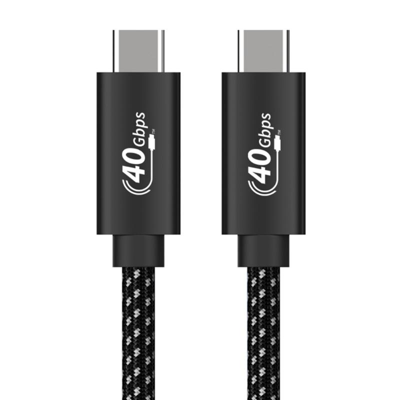 USB C To USB C PD100W Charging Cable for Laptop Cellphone Hard Disk Thunderbolt4 8K@60hz Display USB4 Extension Cable