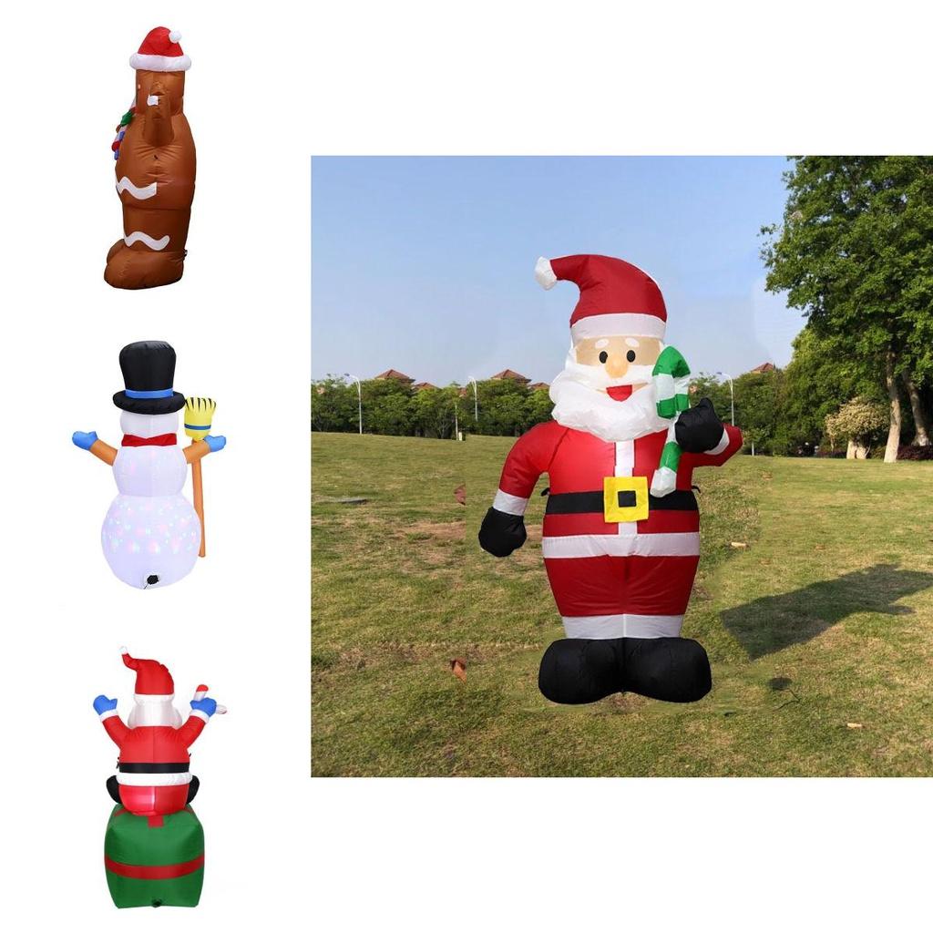 Giant Christmas Inflatable Santa Snowman Outdoor Yard Ornament Xmas Decorations
