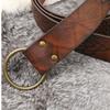 Medieval Waistband Vintage Cosplay Viking Studded Belt for Men Cosplay Supplies PU Waistband for Photoshoots and Stage