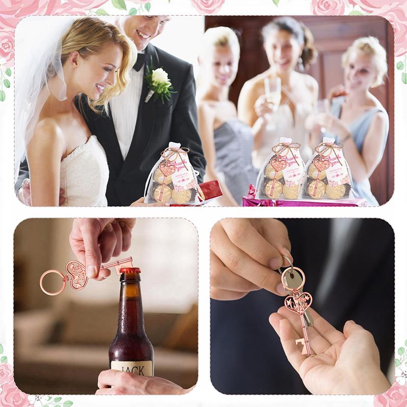 24 Sets Quinceanera Party Favors For Guests Butterfly Bottle Opener Keychain Thank You Tag Organza Bag