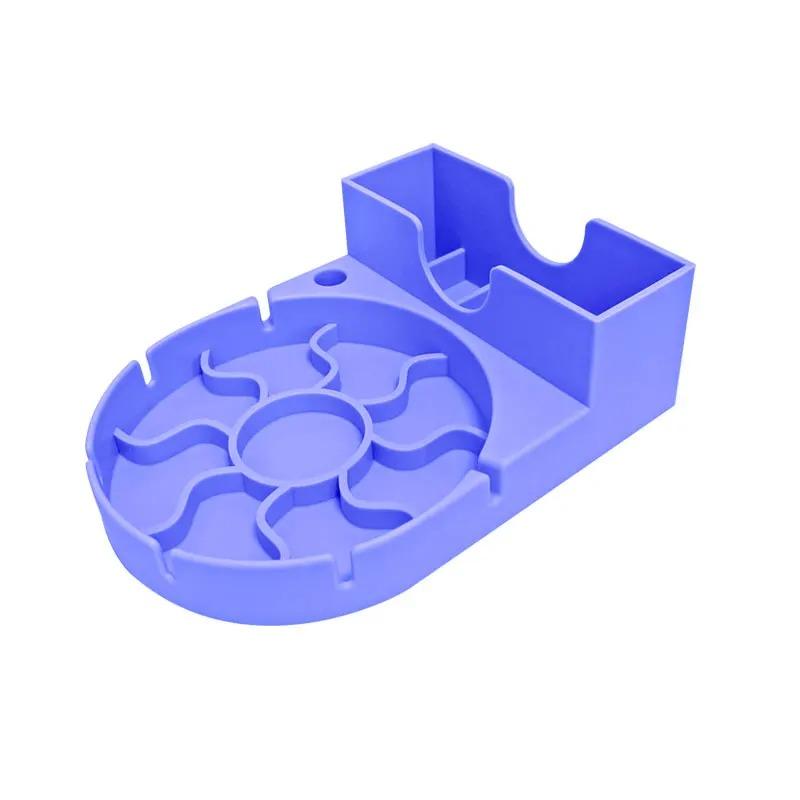 Silicone Tumbler Dry Rack Non-Slip Tumbler Drying Station Sports Bottle Drainer Stand for Stanley 30/40oz Cup Lid Straw