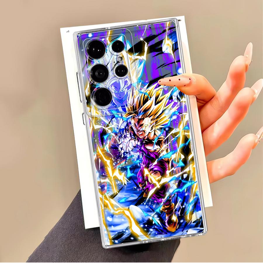 Phone Cover Case for Samsung Galaxy S25 Edge S26 S23 Ultra Note 20 Ultra 10 S20 Plus S21 S24 S22 FE Dragon Ball Cool Super
