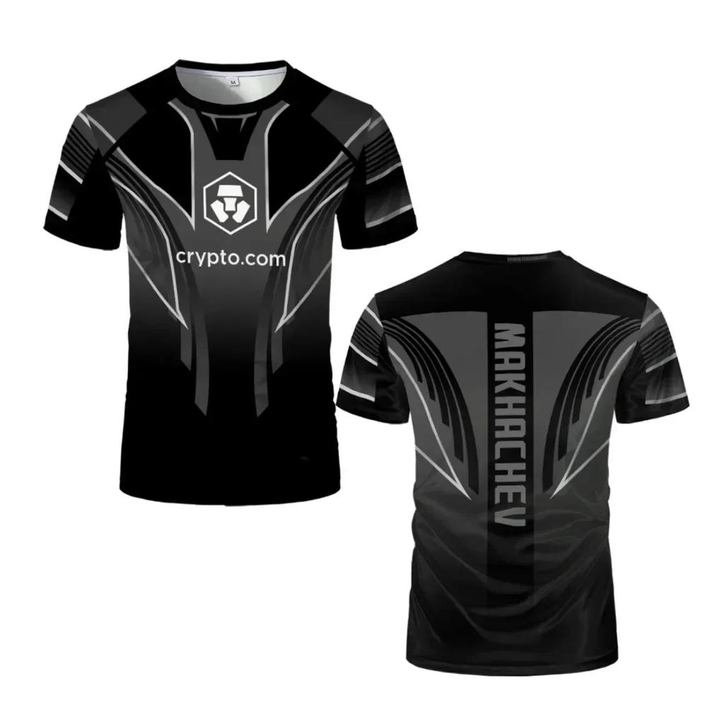 Boxing Fighting Competition 3D Printed T-shirt Men's Running Sports Short Sleeve Top Summer Outdoor Fitness Round Neck Clothing