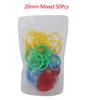 New 50 Pcs 15/20/28/40mm Plastic Ring Binder DIY Albums Circle Loose-leaf Book Hoops Opening Office Binding Supplies Photo Album
