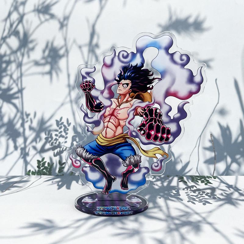 Anime One Piece Luffy Charlotte Linlin Edward Newgate Donquixote Doflamingo Kuzan Jinbe Acrylic Stand Figures Toys Decoration