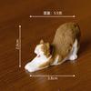 Realistic Miniature Figurine Resin Ornament, Cute Statue for Desk and Car Dashboard Decor