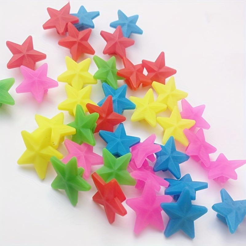 36pcs Colorful Star-Shaped Bicycle Spoke Beads Durable Ideal for Kids' Bikes & Adult Bikes, Bicycle Accessories Bicycle Decorations