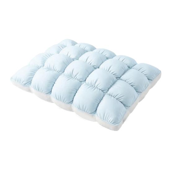 Ropa de cama de microfibra transpirable para durmientes boca arriba Almohada de cama acolchada, Relleno suave alternativo al plumón, Almohadas de loft completo refrescantes Esenciales para dormitorio Puff