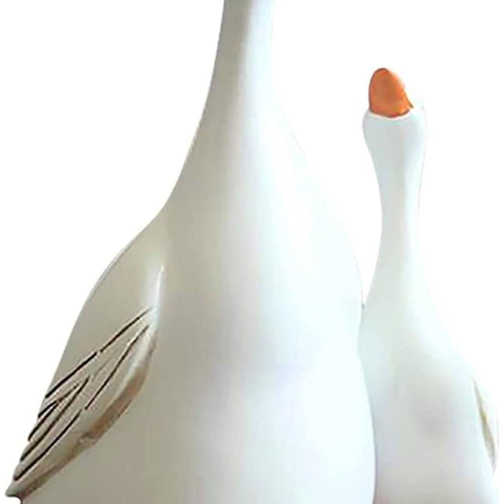 Resin Duck Statue Animal Figurine Little Animal Sculpture Ornament for Home Desk Office Patio and Lawn Garden Decor