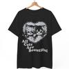 All Cats Kitten Heart Graphic Tee, Vintage Style Cat Lover Shirt