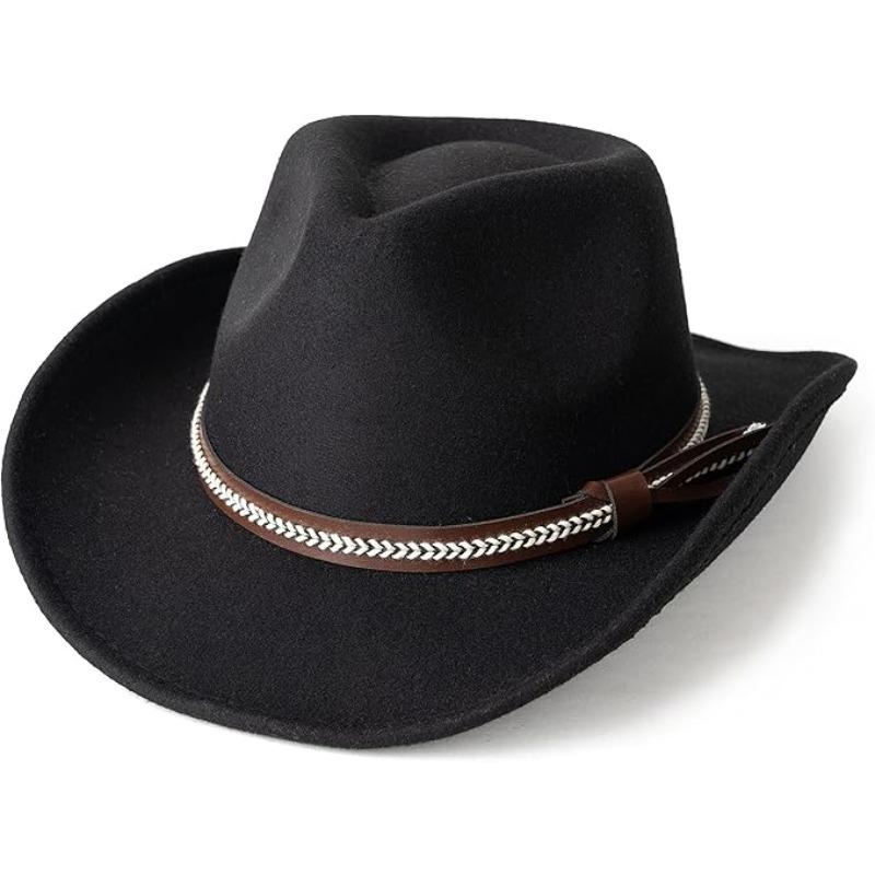 

JYL TS DIY Two-tone Dome Hat Unisex Art Vintage Flat Top Felt Hat Felt 1222Mao11265 лимонный карри