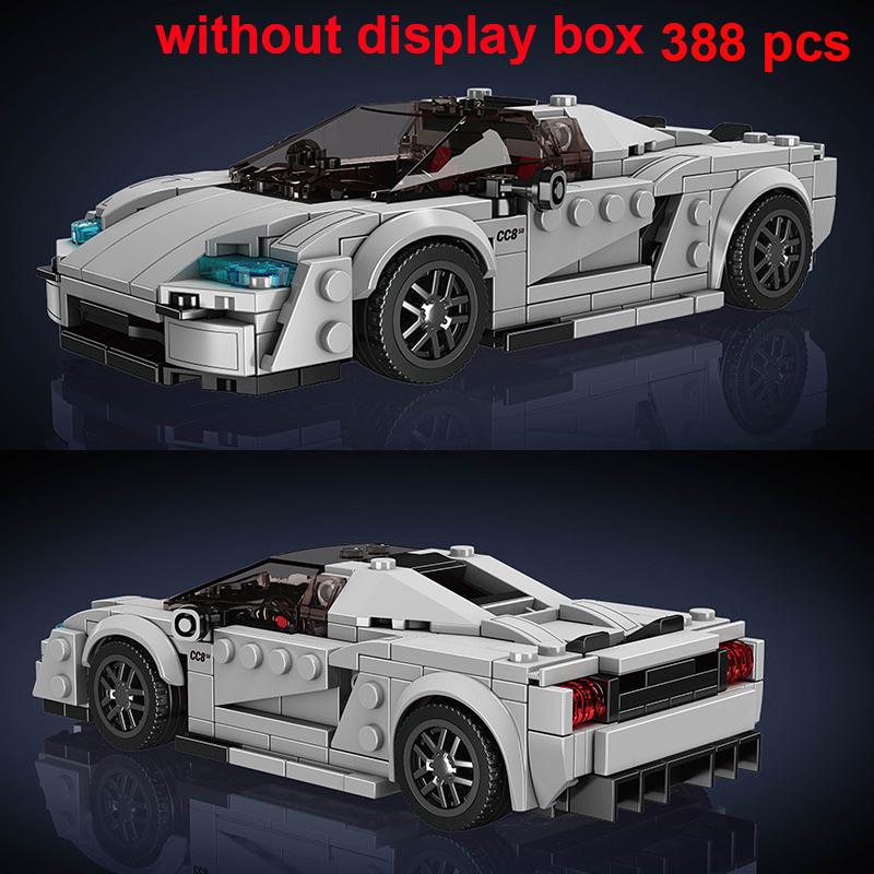 City Speed  Technical Moc Car Sports Car Racing Building Blocks Brick Vehicle Educational Construction Toys