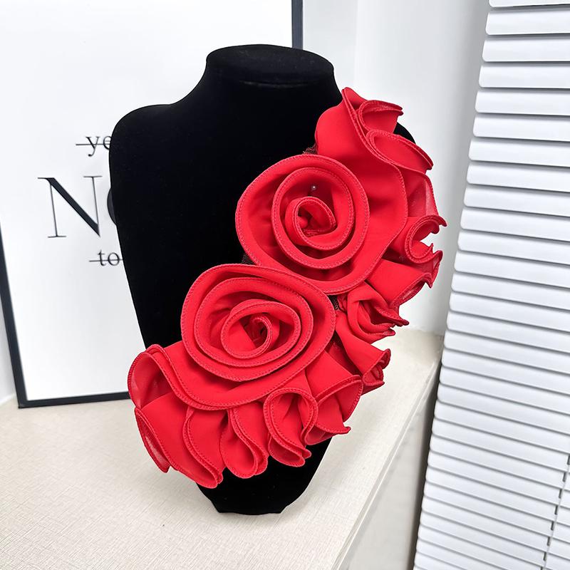 1 buc accesorii textile stereo DIY bijuterii haine decorare flori dantelă accesorii nuntă accesorii multicolore