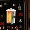 Glowing Elf Door Refrigerator Magnet Wooden Refrigerator Patch Christmas Fridge Magnet  Holiday