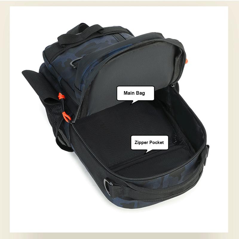 Luxury Design Men's Waist Packs  Oxford Crossbody Bags For Men Fashion Casual Men Shoulder Bags Chest Bag Bolsos Sac