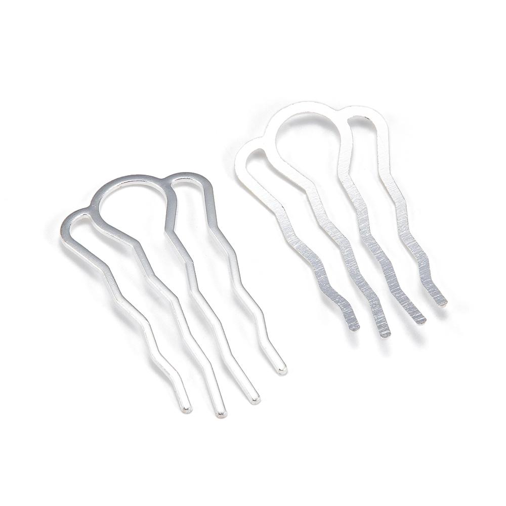 

5 шт. 4,5/6,5/8,5 см сплав гребень для волос заколка палочки шпильки основа DIY свадебный головной убор для женщин свадебные украшения для волос изготовление 46mmx26mm