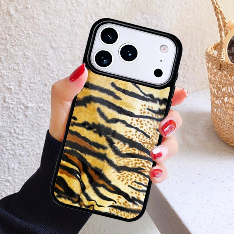 Coque de téléphone Tigre Zèbre Léopard Pour iPhone 17 Air 16 15 14 13 12 11 Pro Max Plus
