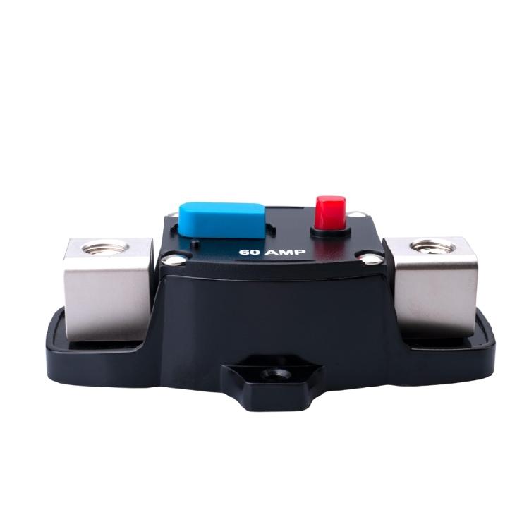 Resettable Inverter Block Inline Fuses Holder Circuit Breaker Manual Reset for Protecting Trolling Motors Stereo Systems