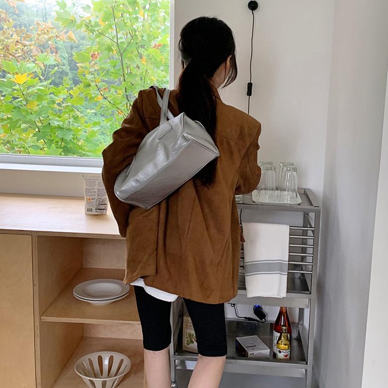 Francuski Retro Elegancki Blazer Damski Jednorzędowy z Klapami Notch i Podwójną Kieszenią