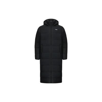 Kaltwetter-Serie Kapuzen-Lange Daunenjacke Winter Herren Oberbekleidung Schwarz AYMP193-1