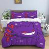New 2026 Gengar-themed Duvet and Pillowcases – Suitable for Single, Double, King, and Queen Beds.