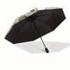 Rose Floral-themed, Eight-ribbed, Self-folding Umbrella Is Suitable for Everyday Outdoor Use and Is An Ideal Gift for Friends and Family, As