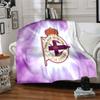 Deportivo A Coruna Crest Flannel Blanket, Soft Polyester, Modern Design, All-Season for Camping, Travel, Gifts for holidays or birthdays