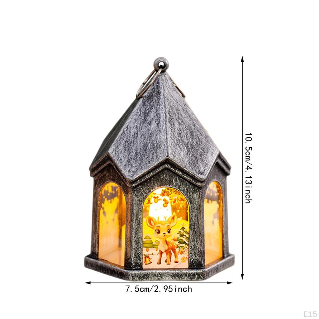 Christmas Night Light Decoration Statue Desktop Holiday Creative Ornaments Sculpture Small