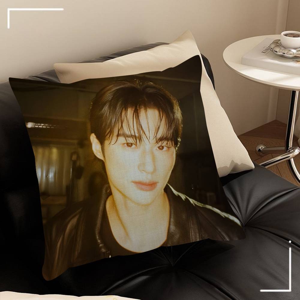 Celebrità Coreana Byeon Wooseok Copricuscino Federa Cuscino Decorazione Federa Cuscino Stampata Per Divano