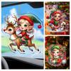 Christmas Sign Genie Hanging Sign Tree Decor Flat Pendant For Party Holiday Gift-Giving