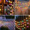 LED Crystal Ball String Lights Battery Powered Fairy Lamps Waterproof 8 Modes for Outdoor Christmas Garden Patio Tree Decoration