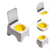 Cat Bowl with Raised Stand Auto Open Cover Pet Protect Pet's Neck for Cats Dogs Stable Smart