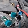 Universal 12 to R134a Service Port Adapter Valves Set with Protective Cap Car Conversion Valves for 508 Compressor