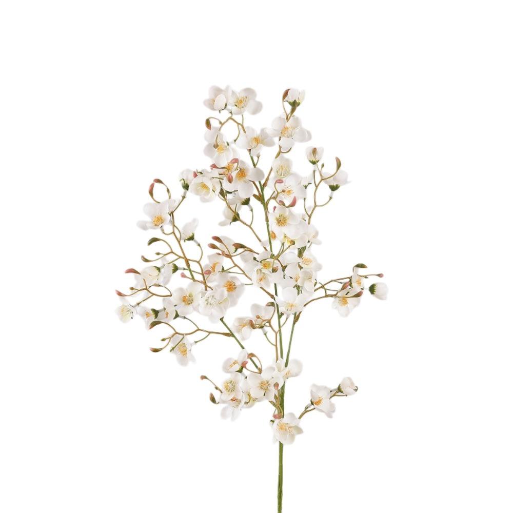 Fake Floral Artificial Pear Flowers Real Touch Handmade Simulation Pear Blossom Artificial Plum Blossom Faux Flower Branch