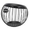 Coffee Pod Holder Wire Basket Large Capacity Iron Coffee Pods Storage Basket for Coffee Bar Counter Desktop Black
