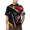 Trend Tee Shirt Men T-shirt Short Cosplay Tops  Oversized Clothing T-shirts Hip Hop Y2k