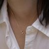 14k Polygon Cube Necklace