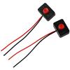 2pcs switch 12V Mini Momentary Switch 24V Easy to Install Push Button Surface Mount Car Modification ON-Off Switch Car