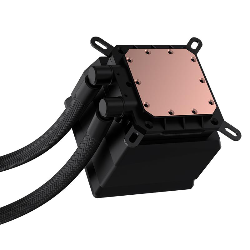 QT-2025 neuer 360mm ARGB PC Wasserkühlungsradiator CPU Flüssigkeitskühler mit DIY 4,0-Zoll PC Videoanzeigebildschirm