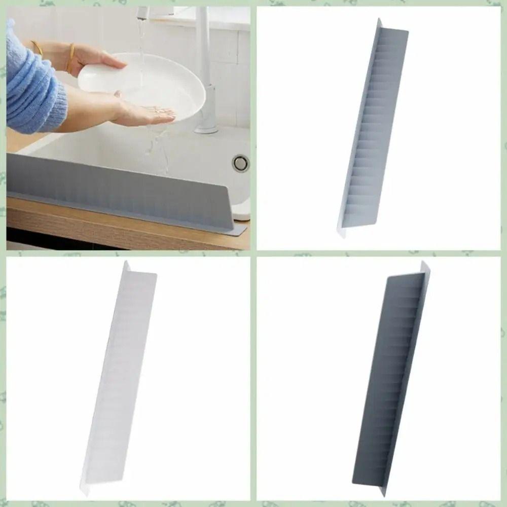 1Pcs Silicone Kitchen Countertop Bar with Suction Cup Sink Guard Baffle Plate Sink Splash Guard