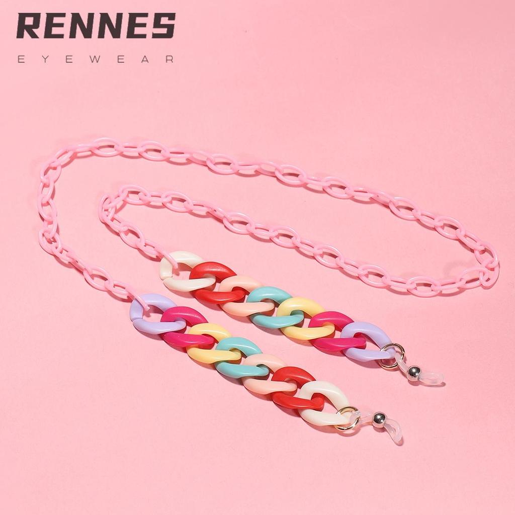 Korean Star Style Candy Color Acrylic Chain Lanyard for Masks & Eyeglasses