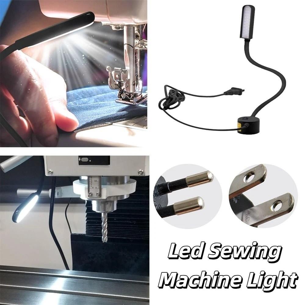 Magnetic Base Led Sewing Machine Light Flexible Gooseneck Desk Light  Music Stand