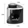 Portable Electric Pencil Sharpeners for Kids Blade to Fast Sharpen Suitable for Classroom Office School Pencil Sharpener