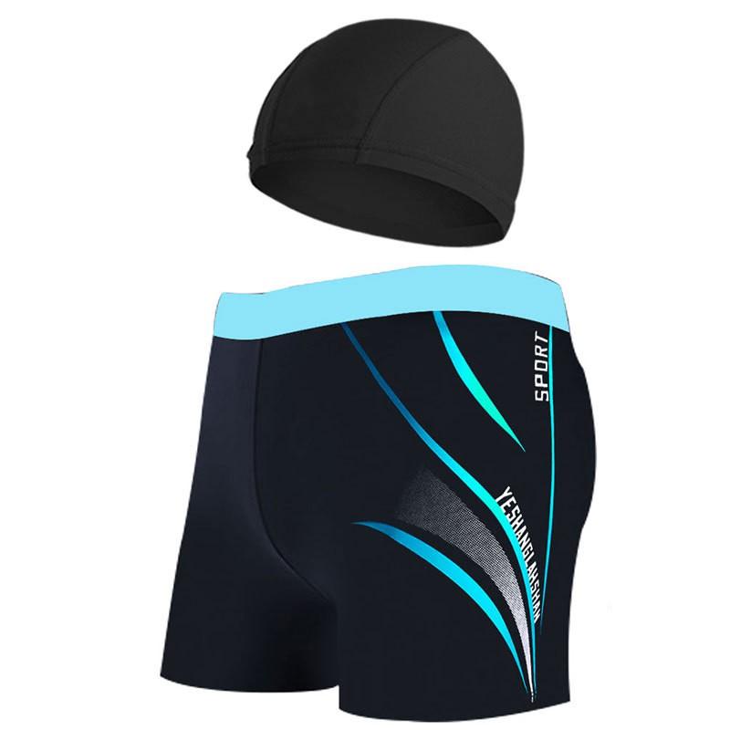Maillot de bain Boxer Homme Séchage Rapide Taille Large Design Color-Block Piscine Spa Natation